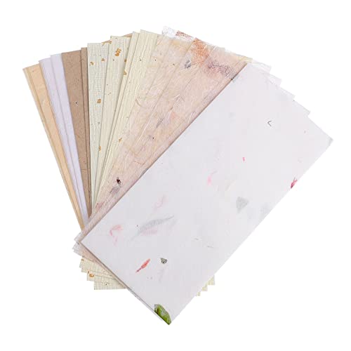 EXCEART 30st Handgemachtes Material Papier Scrapbookpapier Basteln Retro-dekorpapiere Druckpapier Antikes Scrapbook-papier Vintage-scrapbook-zubehör Zwiebelpapier Das Papier Collage Base von EXCEART