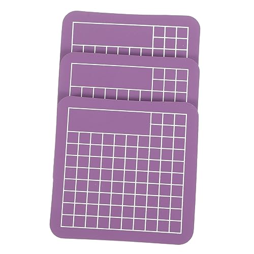 EXCEART 3St Schneidematte zum Nähen große Schneidematte Schneidebretter für die Küche große Bastelmatte cutting mat kunststoffmatte Schneidematten für Gravurkunst PVC-Schneidepads Violett von EXCEART