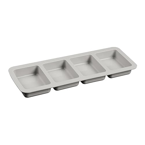 EXCEART 4 Kuchenform ice cube mold schokoladenform Geleeformen tortenform tortelettförmchen silikonformen für steine silikongiesform Süßigkeitenformen bonbon form werkzeug Seifenform Grey von EXCEART