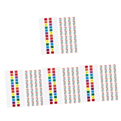 EXCEART 4 Sätze Index-label Büromaterial Lesezeichen Kennzeichnung Beschriftung Büroausstattung Tisch Etiketten Papier Seitenmarkierungen Lieferungen Kommentieren Das Haustier 30 Blatt * 4 von EXCEART