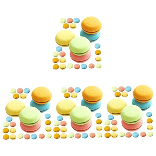 EXCEART 4 Sätze Macaron-radiergummi Kleine Radiergummis Schöne Radiergummis Für Studenten Radiergummis Masse Mini-cartoon-radierer Kinder Malen Radiergummis 5 Boxen * 4 von EXCEART