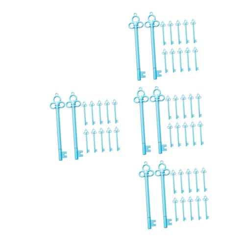 EXCEART 4 Sätze Schlüssel Gelstift Kugelschreiber Schreibwaren Gel Tintenstifte Füllfederhalter Lustiger Schlüsselstift Kreativer Stift Für Frauen Schlüsselform Stift 12 Stück * 4 von EXCEART