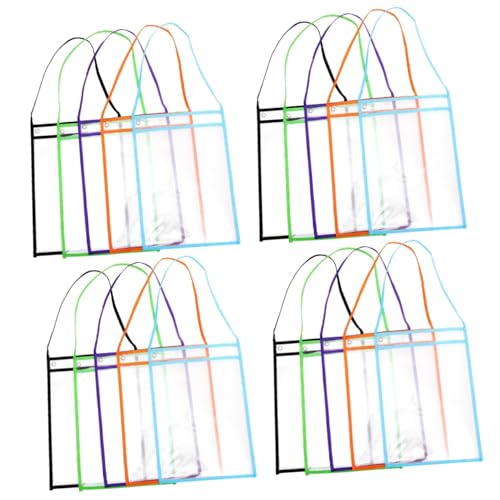 EXCEART 4 Sätze Schreibwaren Dokumentenumschläge Taschenordner Feuerfeste Tasche Für Dokumente Organisator Aus Papier Organizer Für Hängemappen Schulmappen Veranstalter Vlies 5 Stück * 4 von EXCEART