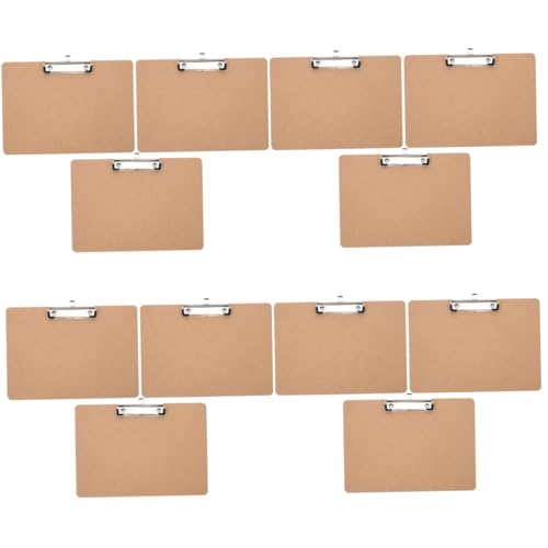 EXCEART 4 Sätze Tafel A4-klemmbrett Zwischenablage Malen Schreibblock Whiteboard Korkplatten Clips Write Board Clipboard Klemmbretter Studenten Schreiben Zwischenablage Planke 3 Stück * 4 von EXCEART