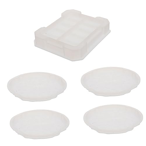 EXCEART 4 Sets Epoxidharz Form Schwamm Platteau Badezimmer Organizer Deckel Tassen Behälter Künstlicher Kaffeespender Spülbecken Würfel Strohkorb Formen Dekoration von EXCEART