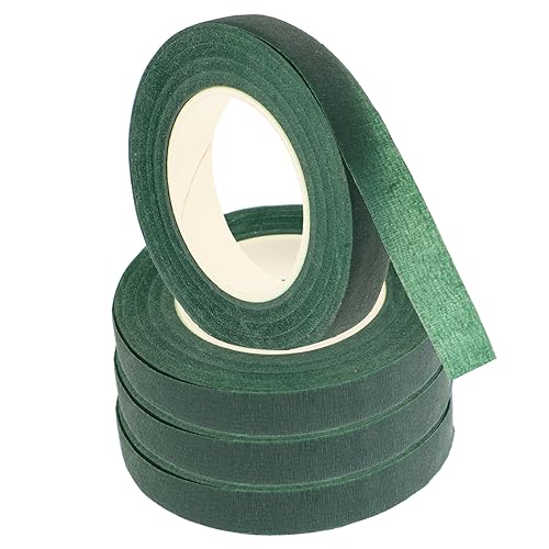 EXCEART 4 Stück Blumenband Kranzband Künstlicher Hochzeitsstrauß Grünzeug Blumenkleber Für Frische Blumen Blumenpflanze Klebeband Grün Für Blumenstrauß Blumenstielband Blumen- Green Papier von EXCEART