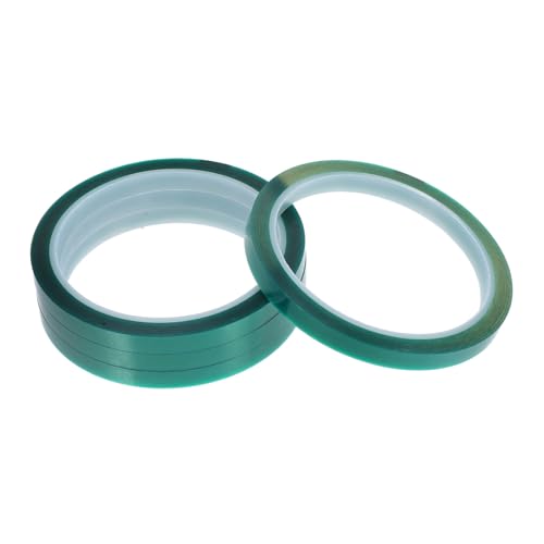 EXCEART 4 Stück Hitzebeständiges Klebeband Fotoband Grünes Abdeckband Für Haustiere Schultagebuchband Hochtemperaturband Klebeband Freigeben Markierungsband Bastelband Green Das Haustier von EXCEART