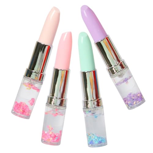 EXCEART 4 Stück Lippenstift-gelstift Einzigartige Stifte Lustige Kugelschreiber Lippenstift-tintenstifte Cartoon-stifte Lippenstiftstifte Aus Kunststoff Lippenstift Kugelschreiber Plastik von EXCEART