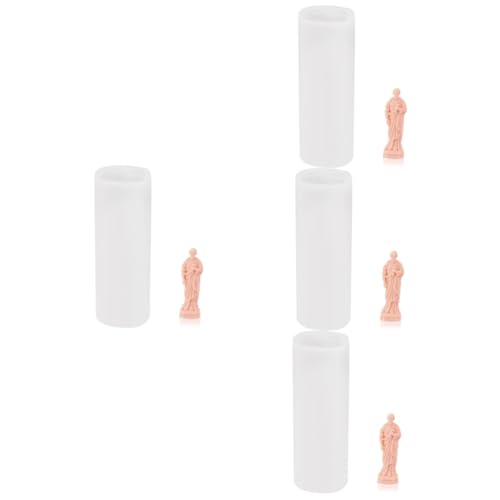 EXCEART 4 Teiliges Set Mit Jesus Formen Schokoladenkuchen Backformen Aromatherapie Kerzenformen Glockenspiel Kerzenformen Weihnachtskerzenformen Kerzenformen Süßigkeiten Kerzen von EXCEART