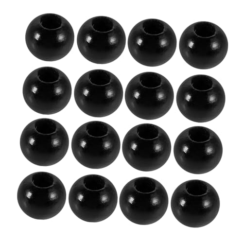EXCEART 40 Stück Lose Perlen Mit Großem Loch Für Die Herstellung Von Diy-schmuck, 20 Mm Runde Holzperlen Zum Basteln Von Halsketten, Dekorationen, Perlen Für Kreative Handarbeitsprojekte EXCEART 40 Stück Lose Perlen Mit Großem Loch Für Die Herstellung Von Diy-schmuck, 20 Mm Runde Holzperlen Zum Basteln Von Halsketten, Dekorationen, Perlen Für Kreative Handarbeitsprojekte von EXCEART