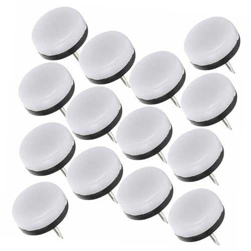 EXCEART 40Stücke Möbelgleiter mit Metallnagel Nylon Bodenschutzpads für Tischbeine rutschfest Einfach zu Montieren für Holzböden und Möbelpflege EXCEART 40Stücke Möbelgleiter mit Metallnagel Nylon Bodenschutzpads für Tischbeine rutschfest Einfach zu Montieren für Holzböden und Möbelpflege von EXCEART