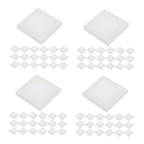 EXCEART 4sets Rahmen Für Ölgemälde Leinwandmalerei Gerahmte Kleine Zum Malen Kleine Malleinwand Ölgemälde- Leinwandrahmen-kit Keilrahmen Holz Weiß 20pcs*4 von EXCEART