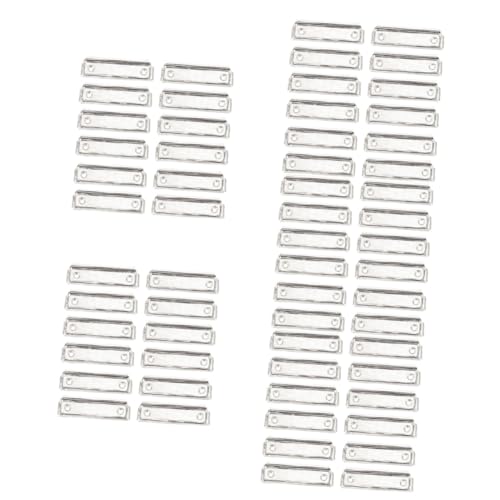 EXCEART 5 Sätze Briefpapier-clip Clipboard-clips Montierbar Klemmbretter Montierbare Dokumentenablageklammern Klemmbrett-hardware Sicherungsringzange Fotoclips Eisen Silver 15 Stück * 5 von EXCEART