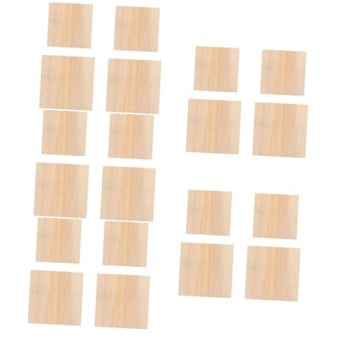 EXCEART 5 Sätze Holz Bilderrahmen Mini Bilderrahmen Holziges DIY Leere Bilderrahmen Leinwände Ton Bilderrahmen Bastelbrett Ton Heim Fotorahmen 4 Stück * 5 von EXCEART