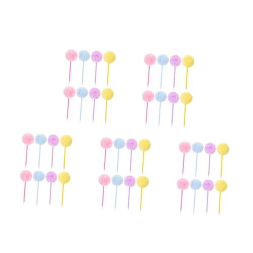 EXCEART 5 Sätze Kugelschreiber Unscharfer Stift Unscharfe Stifte Pom-pom-stift Stifte Süß Stifte Schulmaterial Für Mädchen Fuzzy-stifte Für Mädchen Süßer Stift Plüsch 8 Stück * 5 von EXCEART