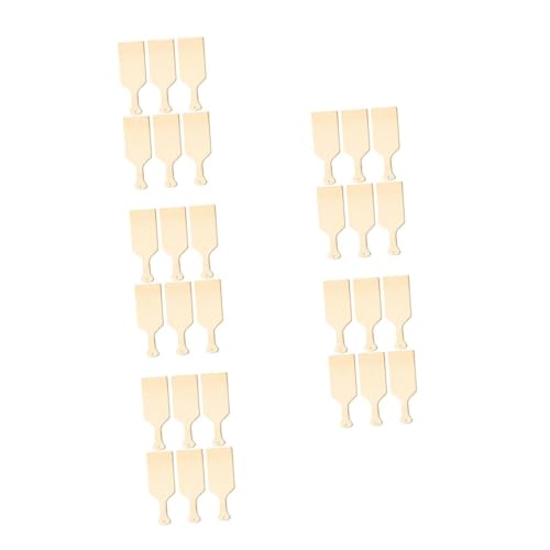 EXCEART 5 Sätze Schneidebrett Mit Holzgriff Holz Schneidebrett Gemüsebrett Holzbretter Handpaddel Schneidebretter Holz Miniatur-fleischbrett Holz Zum Basteln Beige Buchsbaum 6 Stück * 5 von EXCEART