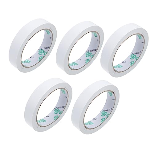 EXCEART 5 Klebeband aus Kraftpapier wasserdichtes Klebeband packing tape Künstlerband Zeichnen Papierklebeband sicheren Verpacken Dichtungsband Leinwandband matt Weiß von EXCEART