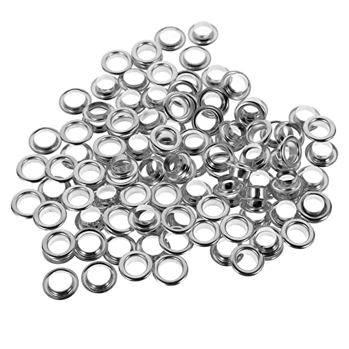 EXCEART 50 Sets Air Eye Button Bekleidungs Druckknopf Set Ösen Für Vorhänge Ösen Für Stoffe Ösen Knopf Kleidung Bastelknöpfe Knopfverschluss Kleidungsverschlüsse Silber Kupfer von EXCEART