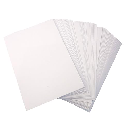 EXCEART 50 Stück Fotopapier für Drucker glossy paper tintenstrahldrucker photo paper weißes Fotopapier glänzendes Fotopapier glänzend beschichtetes Papier doppelseitiges Fotopapier von EXCEART