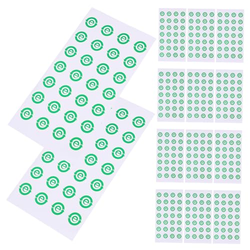 EXCEART 500 Stück Elektronische Produktaufkleber Recyclingaufkleber Für Effektive Elektronikklassifizierung Langlebig Und Wasserfest Ideal Für Haushalte Und Büros Einfach Anzubringen von EXCEART