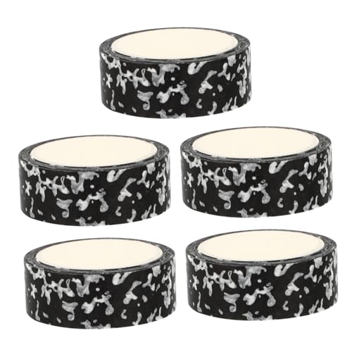 EXCEART 5St Klebeband washi-tape Dekorationsband Wickelband Klebstoff farbige Aufkleber Streifen Geschenkverpackungsaufkleber Geschenkbänder Kassetten für Fotoalben DIY-Bänder Papier Weiß von EXCEART