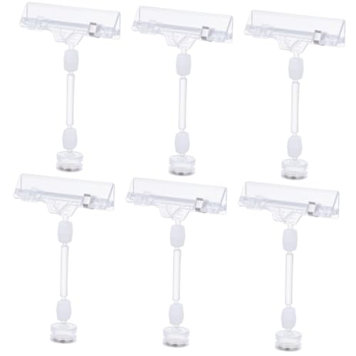 EXCEART 6 Sätze Preisschilder Im Supermarkt Tag-clips Werbe-tag-clip Schuhregal Clips Anzeigen Schuhschrank Magnet-tag-halter Gewürzregal Etikettenhalter Neues Material 3 Stück * 6 von EXCEART