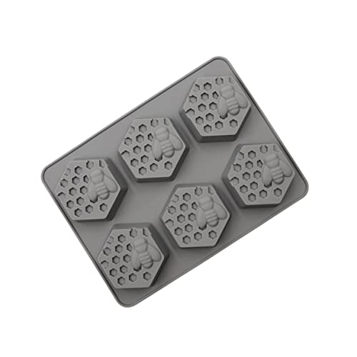 EXCEART 6 Schokoladenform Bausätze Seifenform-Set Formen für Seife Fondantformen zum Dekorieren von Kuchen Schmelzer eiswurfel behälter eiswürfel behälter soap mold Kuchenform Dark Grey von EXCEART