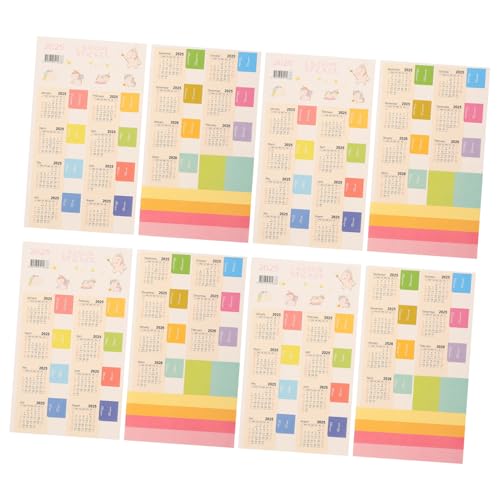 EXCEART 6 Sets Index Aufkleber Adventskalender Adventskalender Für Kalenderaufkleber Schulbuch Tabs Tägliche Verwendung Planer Tabs Notizblock Monatsaufkleber Plan Aufkleber von EXCEART