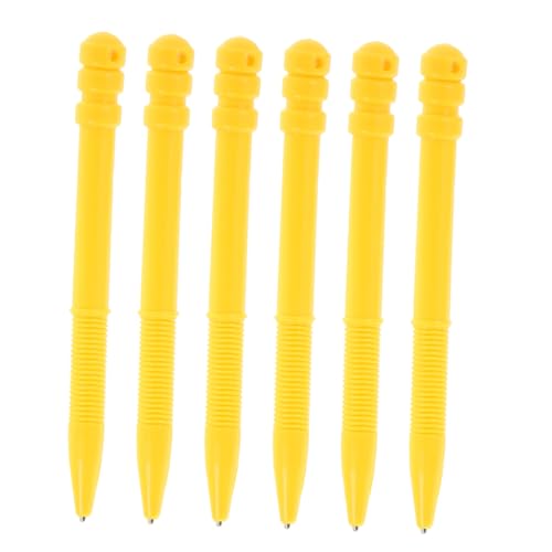 EXCEART 6st Magnetisches Zeichenbrett Zeichentablett Stift Tablet-stifte Magnetischer Schreibtafelstift Stiftzeichenwerkzeuge Magnetischer Bleistift Ersatzstifte Für Tafel Plastik Yellow von EXCEART