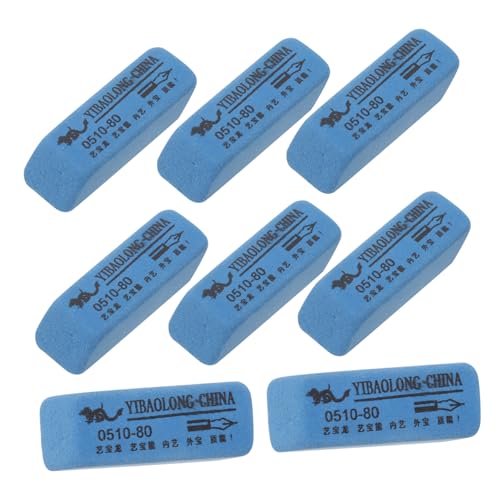 EXCEART 8st Mattes Radiergummi Whiteboard-marker Austauschbarer Board-radierer Trockenradierer Magnetisch Magnetische Radiergummis Whiteboard-radierer Magnetisch Kindergäuer Blue von EXCEART