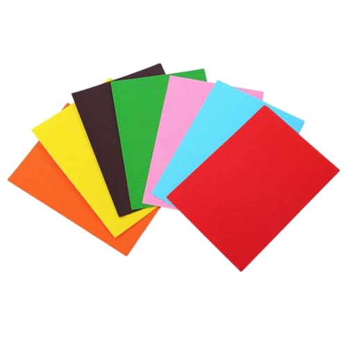 EXCEART A4 Buntes Wellpappe Bastelpapier Für DIY Handwerk Farbenfrohes Für Kindergarten Und Schulprojekte Kreatives Bastelmaterial von EXCEART