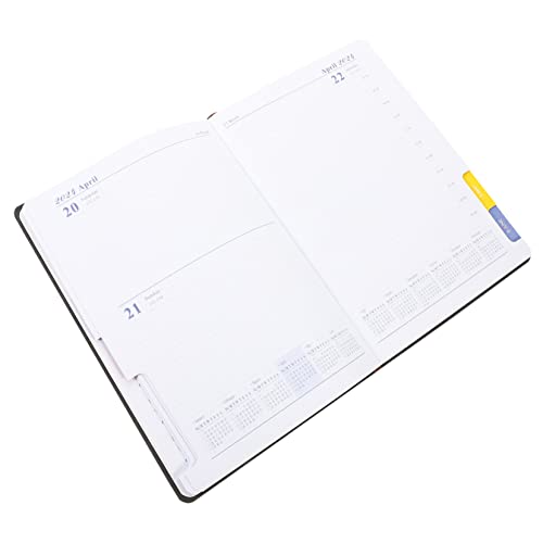 EXCEART Agendabuch 2024 Anti-Planer Planer undatiert Wochenplaner Whiteboard täglich Tag studienplaner schülerplaner studenten planen notizblock Business-Planungs-Notizbuch Papier Black von EXCEART