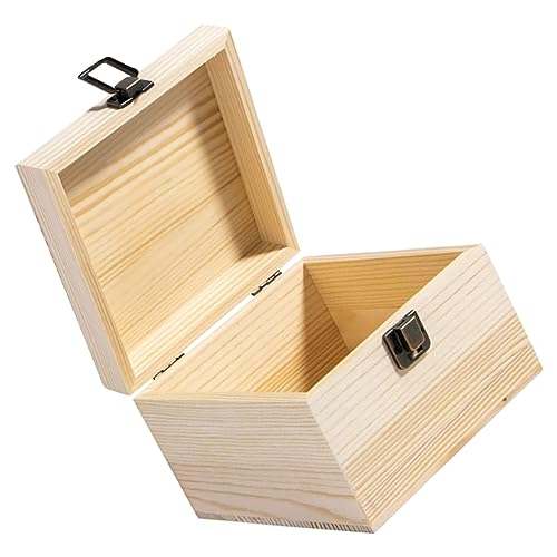 EXCEART Aufbewahrungsbehälter aus Holz Holzbox für Holzbox mit Schublade für Kinder für Schmuck selber machen schmuckkästchen Holzkisten Schmuck-Organizer von EXCEART