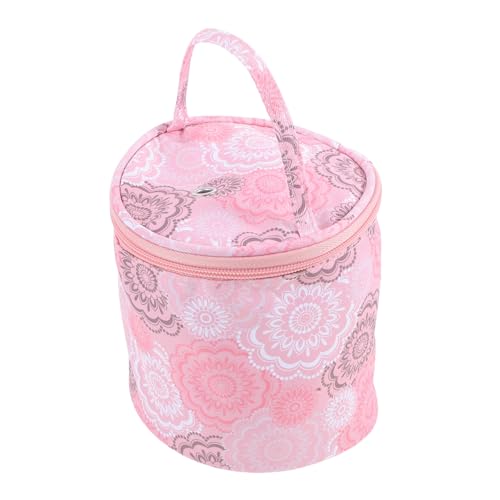 EXCEART Aufbewahrungstasche Aus Wolle Aufbewahrungstasche Für Strickwerkzeuge Stricktasche Aufbewahrungsschrank Für Garn Aufbewahrungstasche Für Pullovergarn Garn-organizer Polyester Rosa von EXCEART