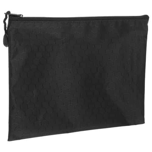 EXCEART Aufbewahrungstasche Dokumententaschen Mit Reißverschluss Organizer Für Studentendateien Aktentasche Papierbeutel Testen Dokument-organizer-tasche Aktenhalter Black Oxford-stoff von EXCEART