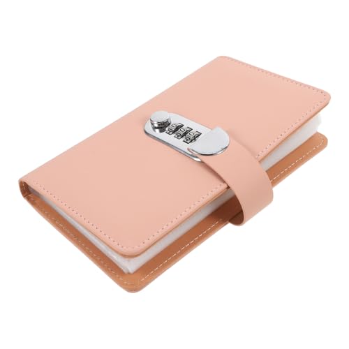 EXCEART Bargeldeinzahlungsbuch Spar Challenge Binder Spar Ordner Spar Organizer Binder Mit Schloss Spar Organizer Buch Mit Schloss Passwort Buch Mit Schloss Verschlossener von EXCEART