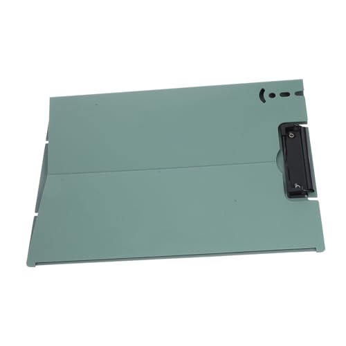 EXCEART Board-ordner Lieferungen Falten Briefbrett Dokumentenhalter Clips Trainer-klemmbrett Drahtklammern Klemmbretter Schulbedarf Papier Büroklammern Planke Tafel Pp Dark Green von EXCEART