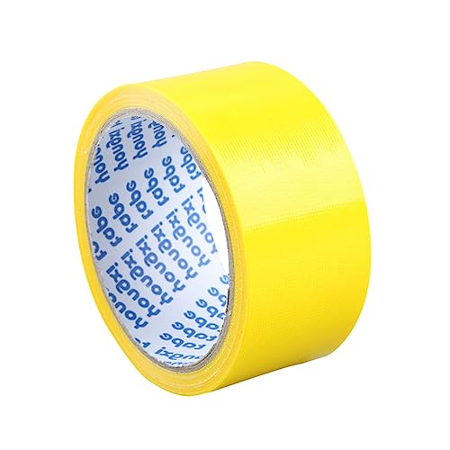 EXCEART Bühnentape Aus Stoff Selber Machen Wasserdichtes Band Teppich Mit Doppelseitigem Klebeband Draht Reflektierendes Band Gelb Teppichband Maschine Fluoreszierendes Klebeband Yellow von EXCEART