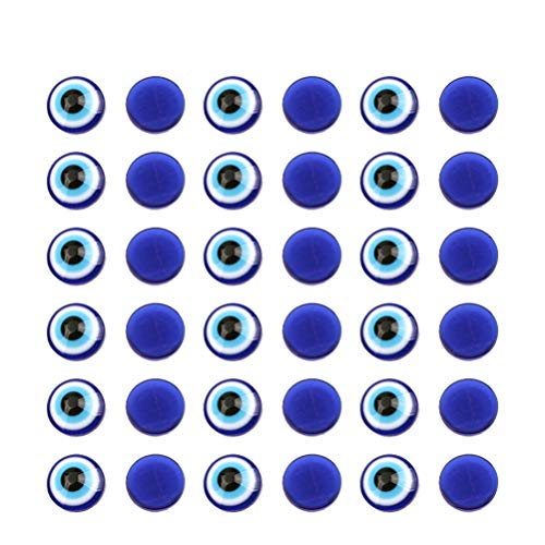 EXCEART Flache Rückseite 100st Türkischer Böser Blick Anhänger Perle Des Bösen Blicks Drachenaugen Lampwork-perlen Aus Glas Blaue Augenperle Glücklich Teufels Auge Perlenstickerei EXCEART Flache Rückseite 100st Türkischer Böser Blick Anhänger Perle Des Bösen Blicks Drachenaugen Lampwork-perlen Aus Glas Blaue Augenperle Glücklich Teufels Auge Perlenstickerei von EXCEART