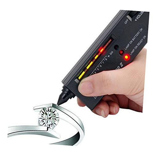 EXCEART Gold- Und Silber-Tester Dioden-Kit Elektronische Kits Diamant-Selektor Ii 2 Diamant-Tester Schmuck Diamant-Tester Stift-Suite Edelstein-Diskriminator Schwarzer von EXCEART