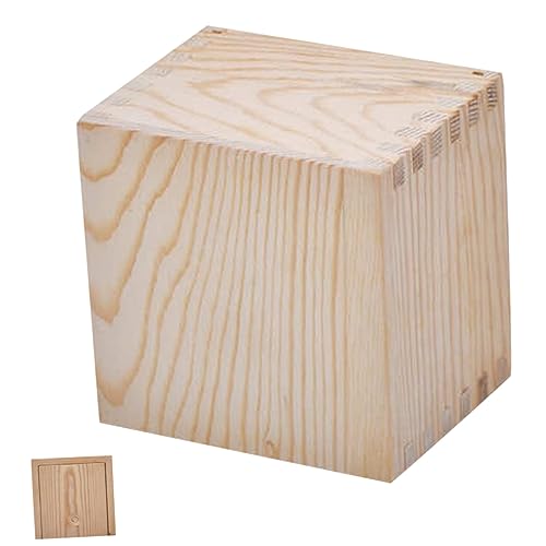 EXCEART Kasten Geschenkverpackung Holzkiste Aufbewahrung von Schreibwaren Vasenvitrine storage boxes aufbwahrungs-box für den Haushalt -Teetassenhalter hölzern von EXCEART