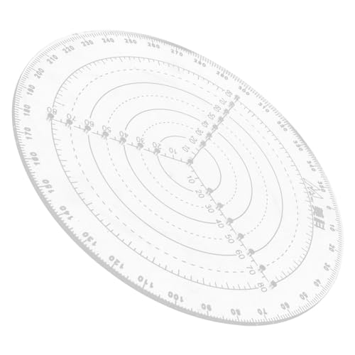 EXCEART Kreis Zentrierlineal Drechsler-center-finder Lineal Für Kreise Zeichnen Handwerkszentrum Finder Klarer Mittensucher Geometrie Messwerkzeug Docht Arbeit Schimmel Plastik von EXCEART