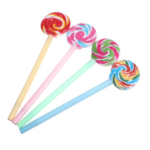 EXCEART Lollipop-gelstift Scrapbooking-gelstift Süße Gelstifte Kugelschreiber in Lutscherform Lollipop-tintenroller Gelstift Mit Feiner Spitze Bunte Gelstifte Lutscherstift Füller Plastik von EXCEART