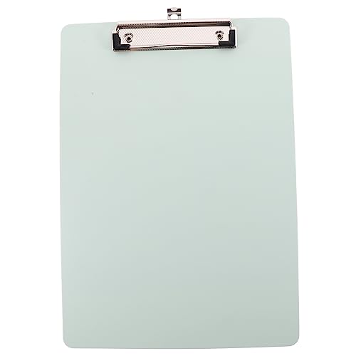 EXCEART Office-dokumentenklammern Papier Clip Bretter Multifunktions-klemmbrett Verschluss Pflegeklemmbrett Dateien Planke Büroartikel Schreibtisch-organizer Dokumentieren Light Green Pp von EXCEART