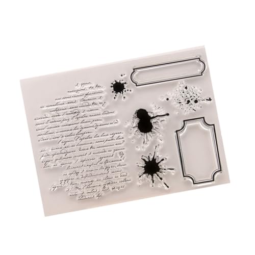 EXCEART Scrapbooking Stempel Stempel Zum Selbermachen Silikonstempel Für Scrapbooking Transparenter Siegelstempel Klarer Stempel Diy Brief Buchstabe Briefmarke DIY Stempel von EXCEART