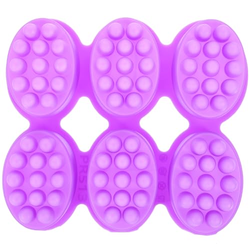 EXCEART Seifenform Kerzenherstellungsset Form für Seifenmassagestangen - Waffel seifengießform soap mold Seifenmassage-Silikonform Seifenschalen für Stückseife Kieselgel von EXCEART