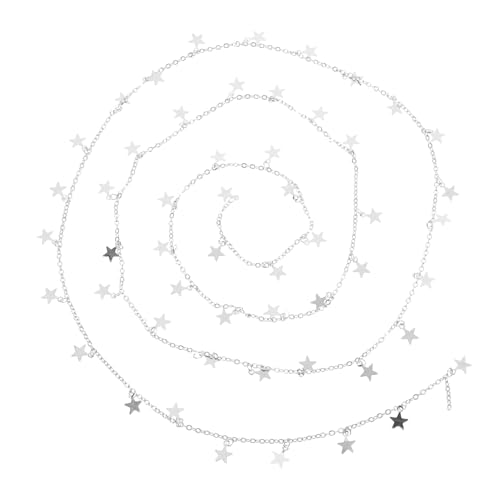 EXCEART Stern Handgefertigte Kette Schmuckketten Selber Machen Halskettenketten Halskettenzubehör Selber Machen Zubehör Zur Herstellung Von Halsketten Kette Für Halskette Kupfer Silver von EXCEART