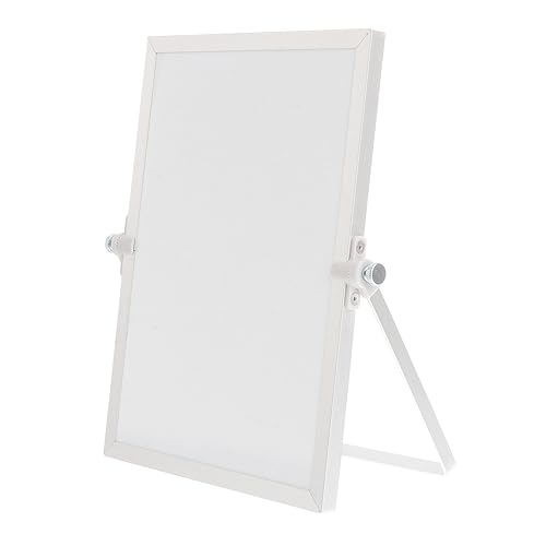 EXCEART Tischstaffeleien Zum Malen Tafel Tafel Tragbares Whiteboard Magnettafel Für Kinder Whiteboard-desktop Messageboard Tafel Staffelei Wischen Sie Das Brett Ab Magnetisch Hölzern Weiß von EXCEART