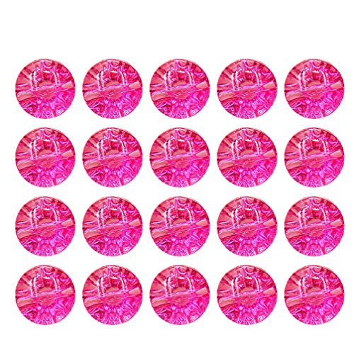 EXCEART Vintage-Knöpfe 50Pcs Mini Klare Kristall Strass Knöpfe Nähen Befestigungsknöpfe für DIY Handwerk Nähen Kleidung Scrapbooking 1Cm (Schwarz) Perlmuttknöpfe von EXCEART