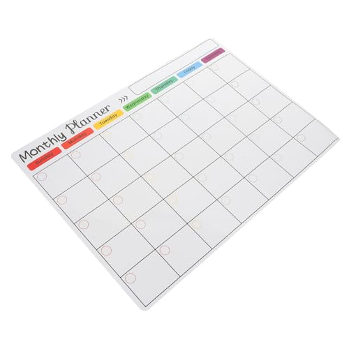 EXCEART magnetischer Notizblock Kühlschrank Wochenplaner autocollant Küchenhelfer kühlschrankmagnete kühlschrankaufkleber Magnettafel Kühlschrank-Whiteboard magnetisch Weich magnetisch von EXCEART